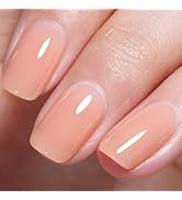 AILLSA Nude Gel Polish Authentic Self Neutral Gel Nail Polish Sheer Skin Color Translucent Gel Po...