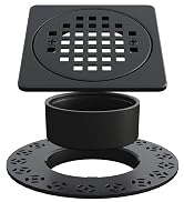 Yaseingoo Shower Drain Grate Kit with Removable Grate Cover