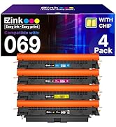 E-Z Ink 069 Toner Cartridge with Chip Compatible for Canon 069 Toner Cartridge Set 069H to use wi...