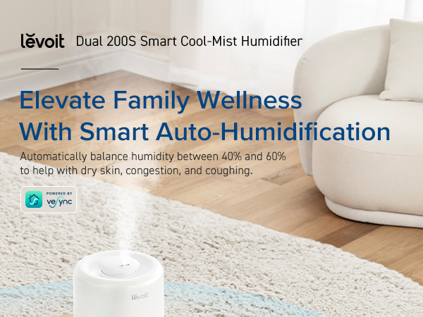 elevate family wellness with smart auto-humidification