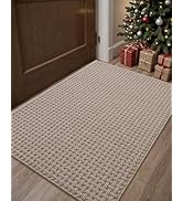 DEXI Front Door Mat Inside Entrance,Doormat Entryway,Non Slip Absorbent Low Profile Welcome for I...