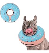 Supet Inflatable Dog Cone Collar Alternative After Surgery, Dog Neck Donut Collar Recovery E Coll...
