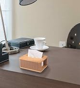 Art3d Rectangle Tissue Box Cover Bamboo Tissue Box Holder Facial Tissue Case Dispenser for Living...