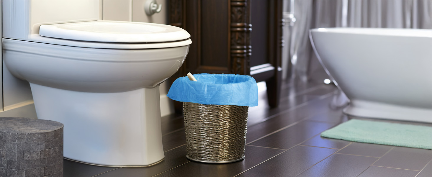 Bathroom trash bags