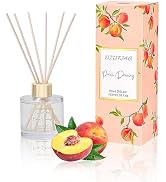 100ml Scent Diffuser with 6 Fiber Sticks, 3.5 oz Reed Diffuser Set Aromatherapy Fragrance Diffuse...