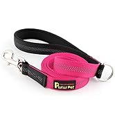 Plutus Pet Double-Sided Reflective Nylon Dog Leash, Soft Padded Handle for Comfort, 6 FT/5 FT/4 F...