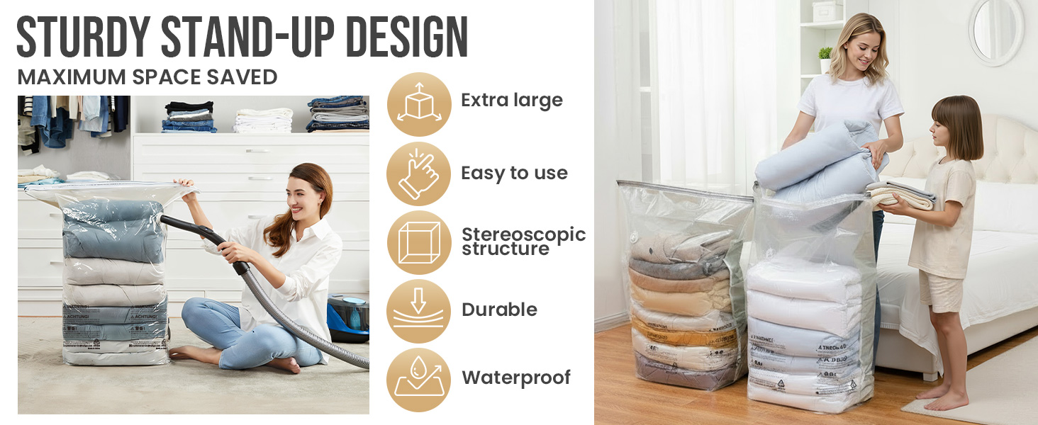 cube vacuum storage bags