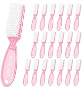 NICEMOVIC 20 Pcs Nail Brush for Cleaning Fingernails, Handle Grip Nail Scrubber Brush, Hand Finge...