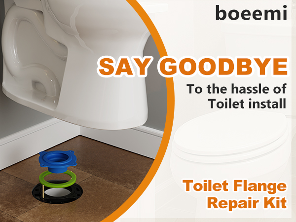 Toilet flange repair kit