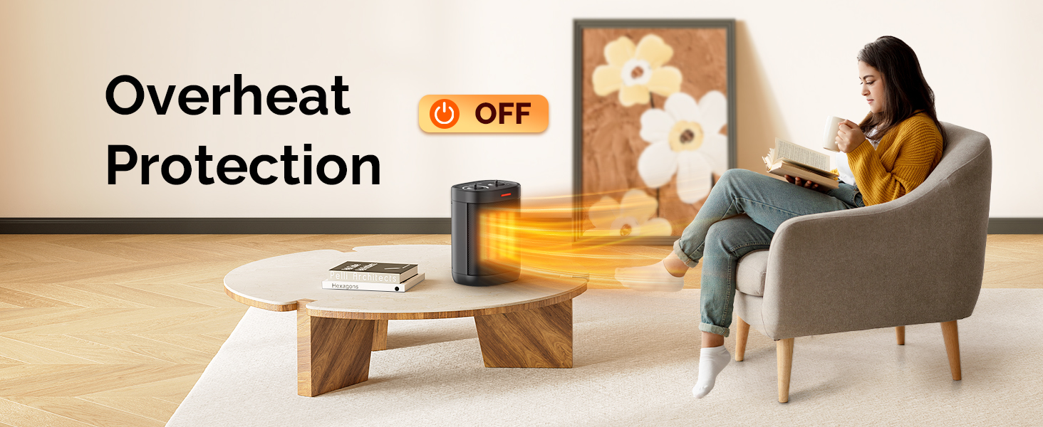 space heater with overheat protection