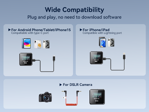 wireless lavalier microphone wireless microphone for iphone