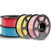 JAYO PETG Filament 1.75mm Bundle 4.4KG, Strong Toughness PETG 3D Printer Filament, Dimensional Ac...