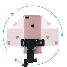 rotation of tripod 360 rotating phone mount