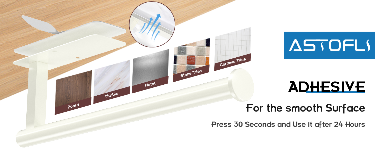 paper towel holder adhesive