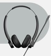 Cyber Acoustics USB-C Headset with AI Noise Cancelation (AC-404) – AI Microphone Noise Cancelation