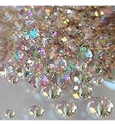 Laopottbeads 800Pcs 4/6/8/10mm Crystal Glass Beads for Jewelry Making Beads for Bracelets Necklac...