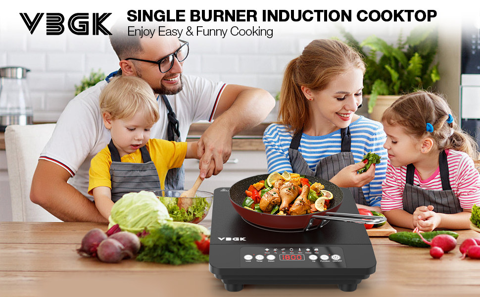 1800W single induction burner