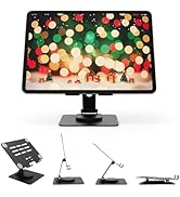 FRAINEL iPad Stand 360° Rotating Height Adjustable – Tablet Holder for Desk, Fits 7-13 inch iPad ...