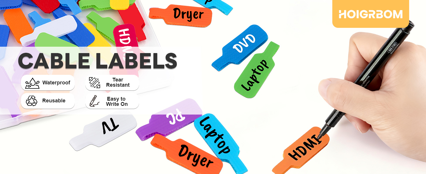 Cable Cord Labels