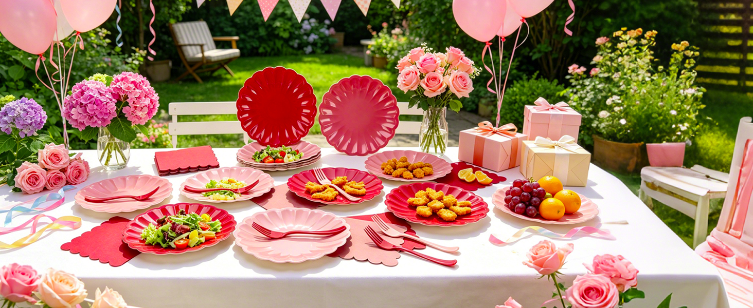 Pink party Decorations for Birthday,Wedding, Bridal Shower