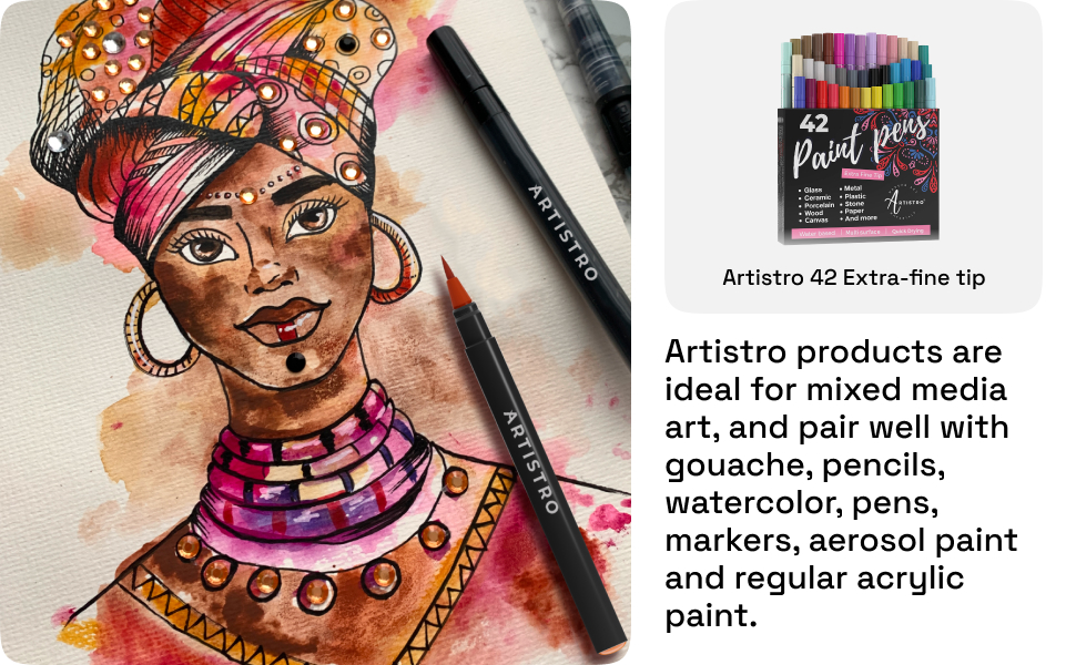 Ideal for mixed media art