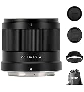 VILTROX 15mm F1.7 APS-C Lens for Nikon Z-Mount, Wide Low-Light StreetScout | Auto Focus Landscape...