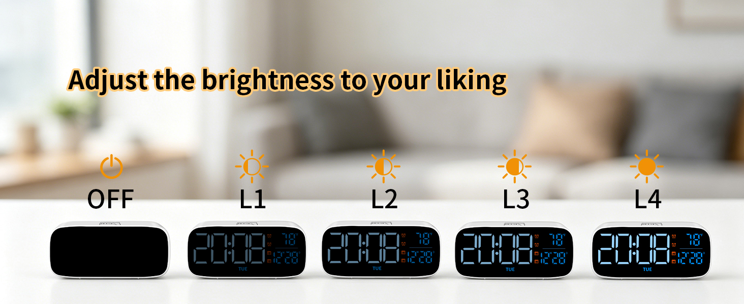 alarm clock battery powered