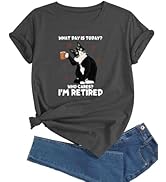 J&DHUASHA Women's Shirt Funny Graphic Tshirt Casual Short Sleeve Tee Tops