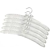 Padded Hangers for Women Clothing Satin Hangers Padded Hanger for Sweaters Non Slip Padded Clothe...
