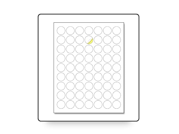 1 Round Printer Labels