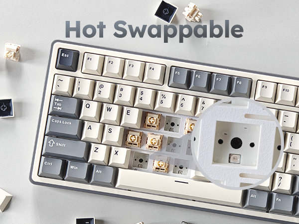 hot swappable mechanical keyboard