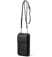 DORIS&JACKY Small Leather Crossbody Bags for Women, Mini Cell Phone Wallet Purse With Card Slots ...