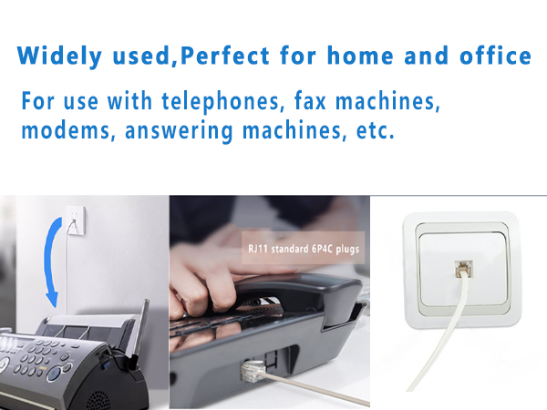 Yumiwoow RJ11 6P4C Telephone Wires