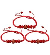 2025 New Year Of Snake Bracelets, Lucky Beaded Red String Agate Adjustable Lunar New Year Chinese...