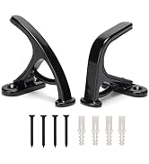 TRIPLE DEER Gun Rack Wall Mount Gun Storage with Felt, Gun Hooks Wall Mount Horizontal Heavy Duty...