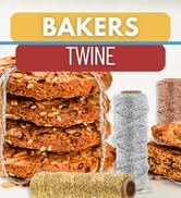 Baker Twine Metallic Twine for Gift Wrapping Decorative Bakers Twine String for Crafts Christmas