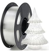IEMAI Clear PETG Filament 1.75mm, Transparent 3D Printer Filament Supports Fast Printing, 1kg/2.2...