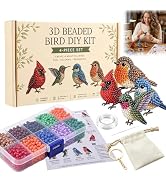 Kanroadi 3D Beaded Animal Kit,Beaded Animal Kit,Cute Animal Beading Craft Set,Handmade Bead Art M...