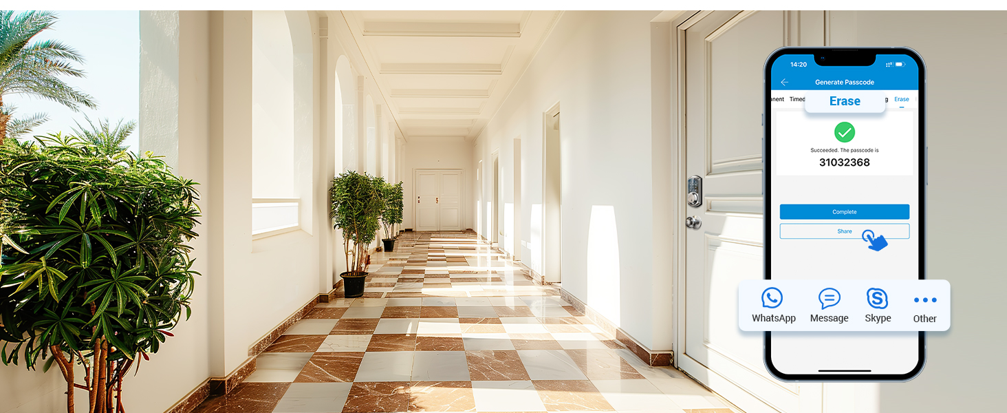 smart lock Remote User Management for your rental property