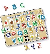 Melissa & Doug Wooden Alphabet Sound Puzzle - Wooden Puzzle with Sound Effects (26 pcs) - FSC Cer...