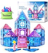 Soyee Diamond Magnetic Building Blocks - Princess Toys for 3-8 Year Old Girls & Boys - 3 4 5 6 Ye...