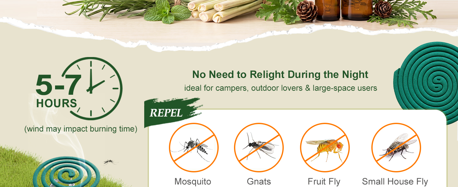 bug repellent coils outdoor