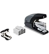 PAPERPAL Black Medium Size Effortless Stapler Set