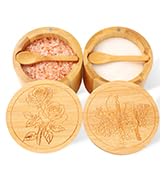 bamboo salt container