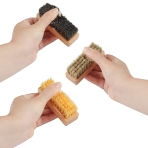 3 types bristle sneaker shoes brush set