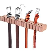 Cedar Belt Hanger for Closet, Tie and Belt Organizer for Closet Door, Wall Closet Organizer Belt ...