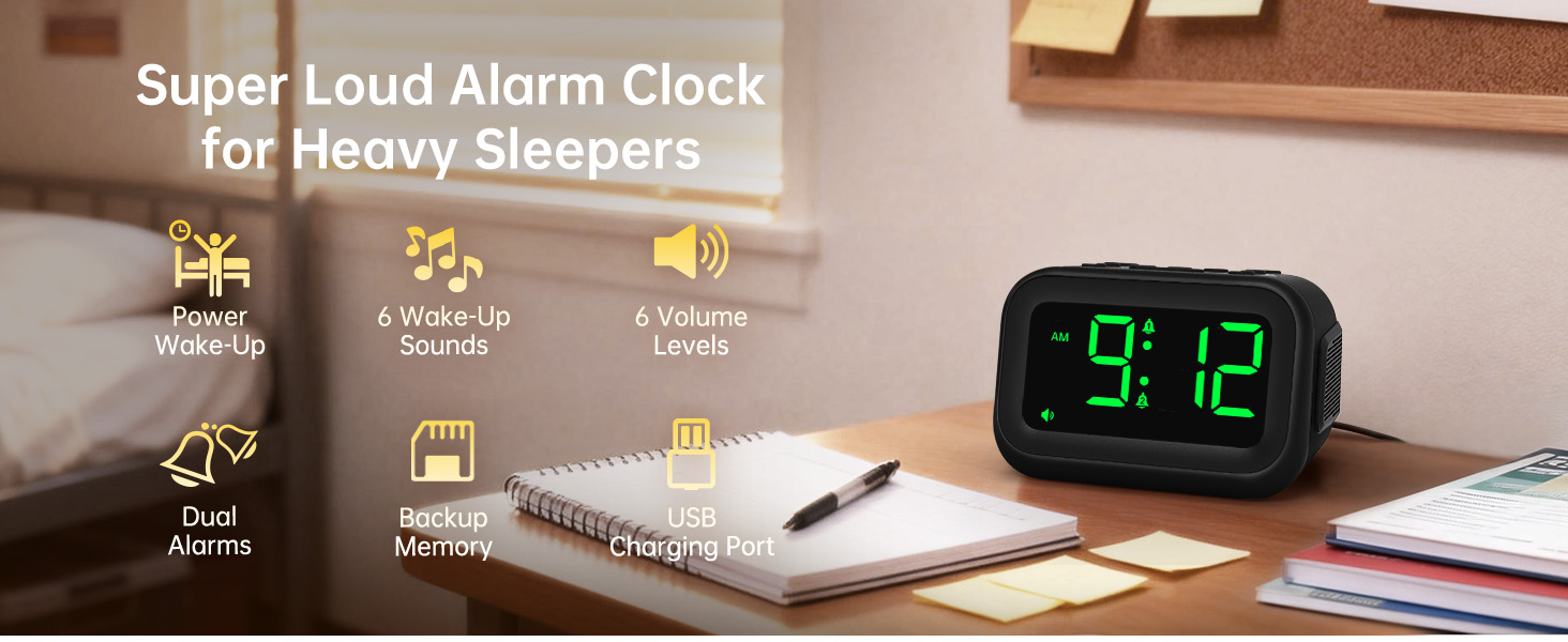 alarm clock for heavy sleepers