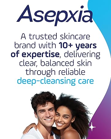 Asepxia face wash and bar soap for daily skin care, 10+ years of deep-cleansing expertise