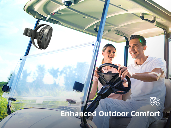 Koonie 10000mAh Rechargeable Portable, 8-Inch Battery Operated Clip on Fan