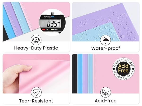 Sturdy Plastic Folders